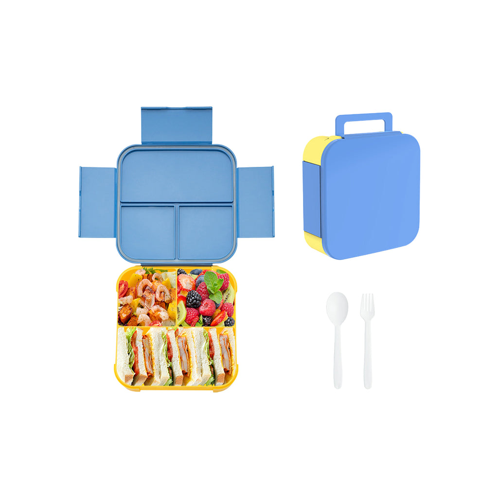 Flip-Top Handheld Microwave-Safe Lunch Box