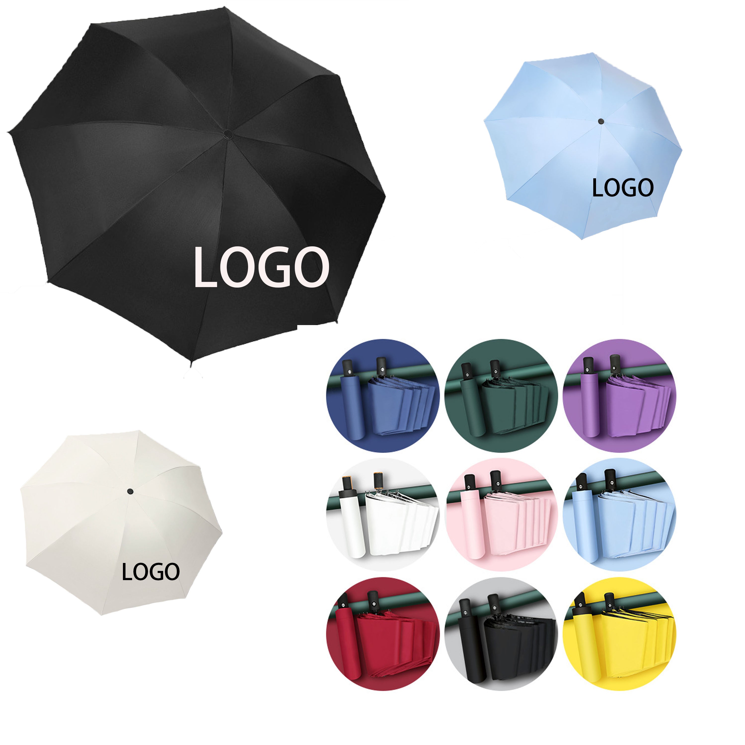 Summer Essentials Folding Classic Eco Tote Umbrella