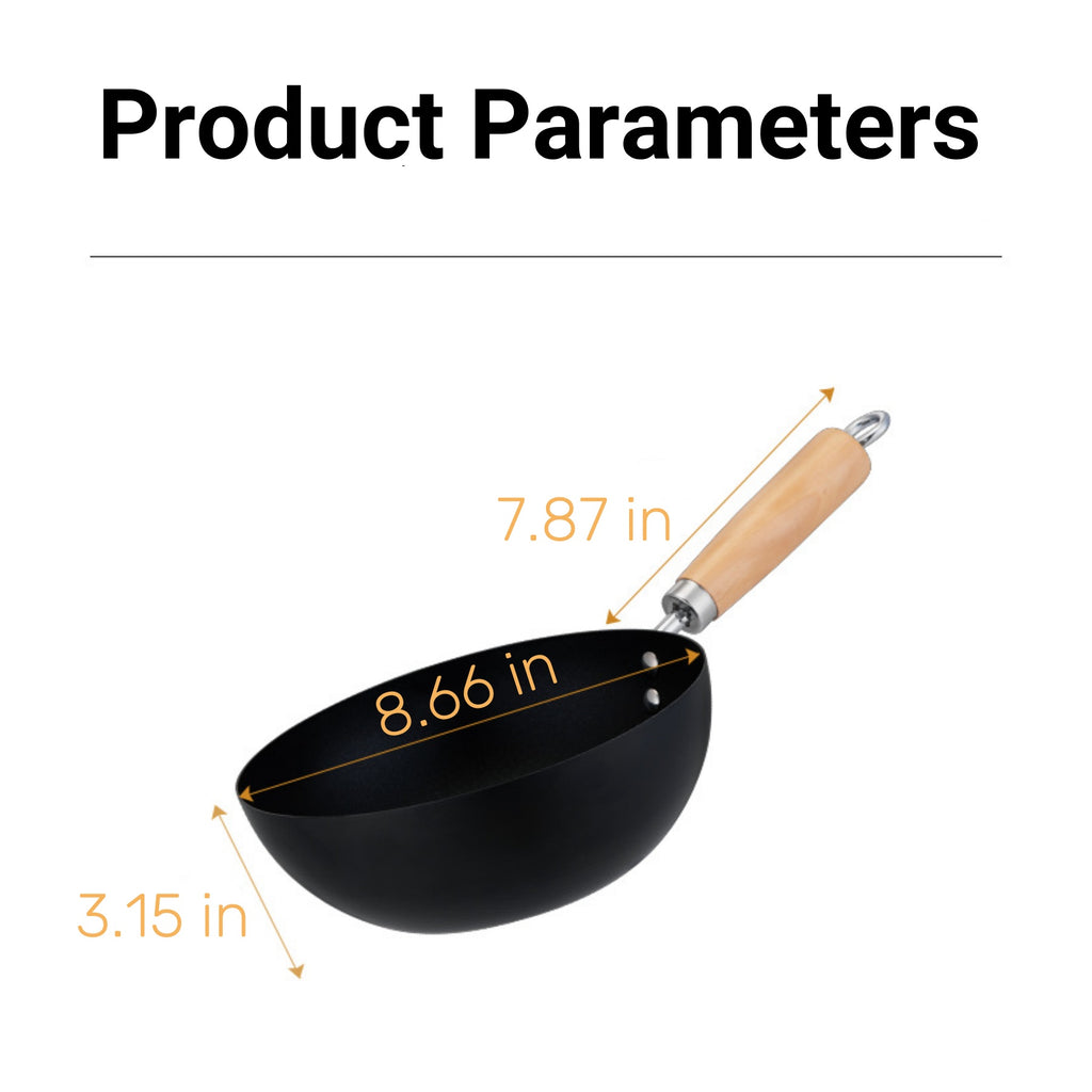 Thickened Stainless Steel Wok