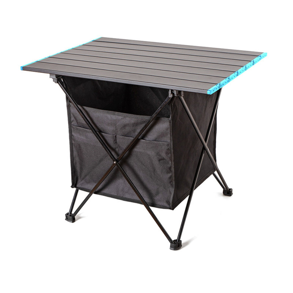 Outdoor Portable Table with Storage Folding Table For Travel