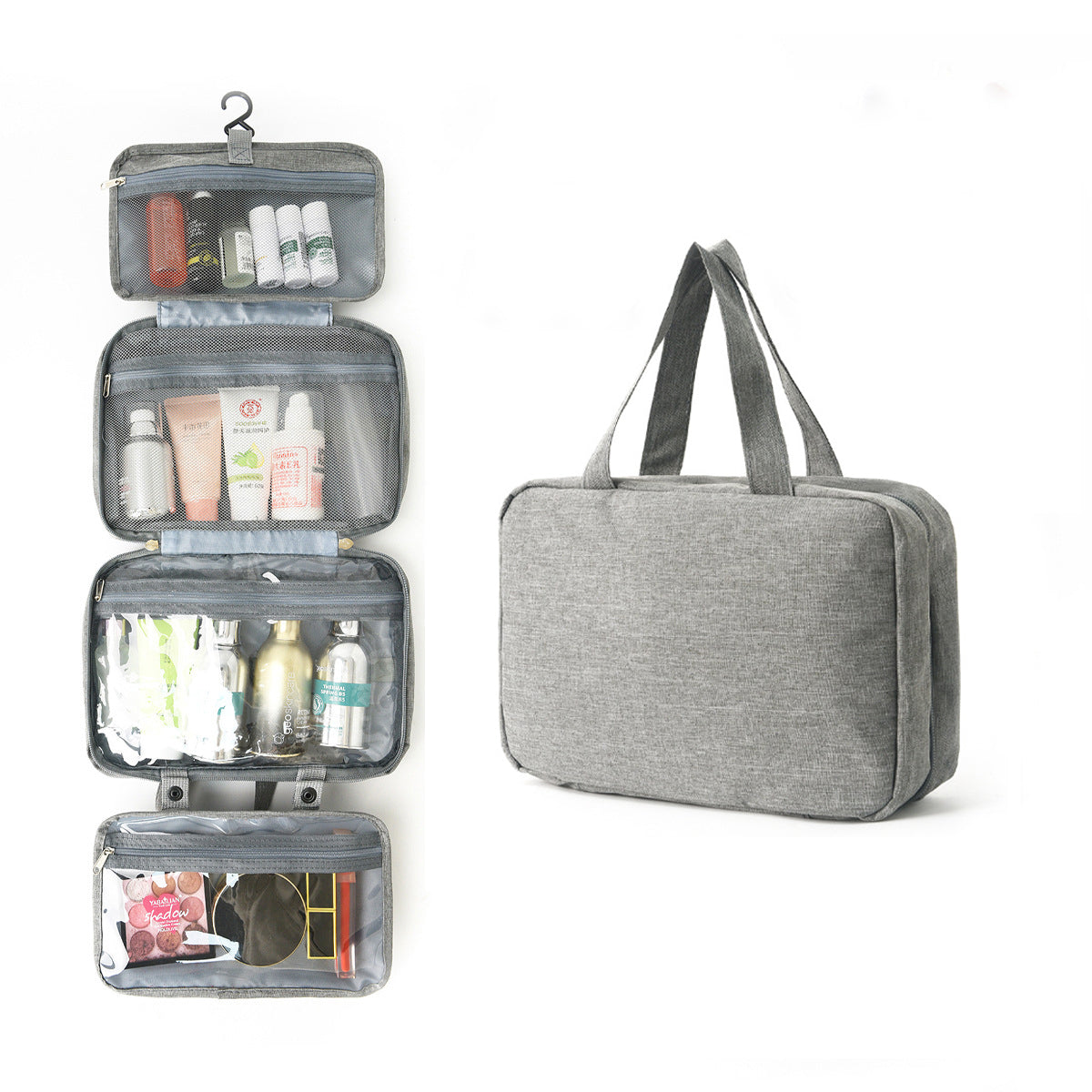 Hanging Hook Travel Toiletry Bag Makeup Cosmetic Bag