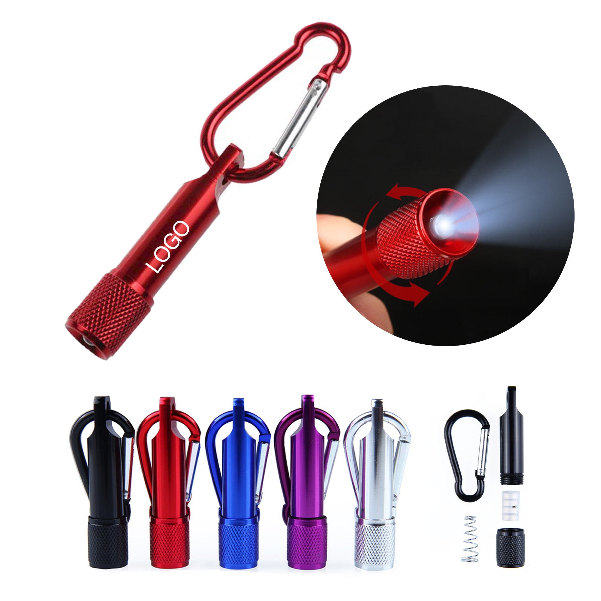 Mini LED Flashlight Keychains