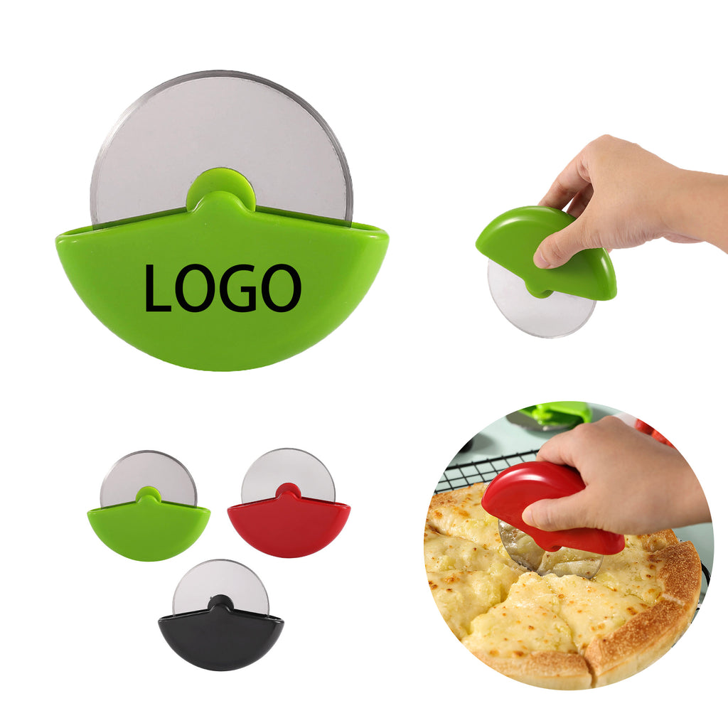 Stainless Steel Round Pizza Cutter-Pizza Slicing Tool