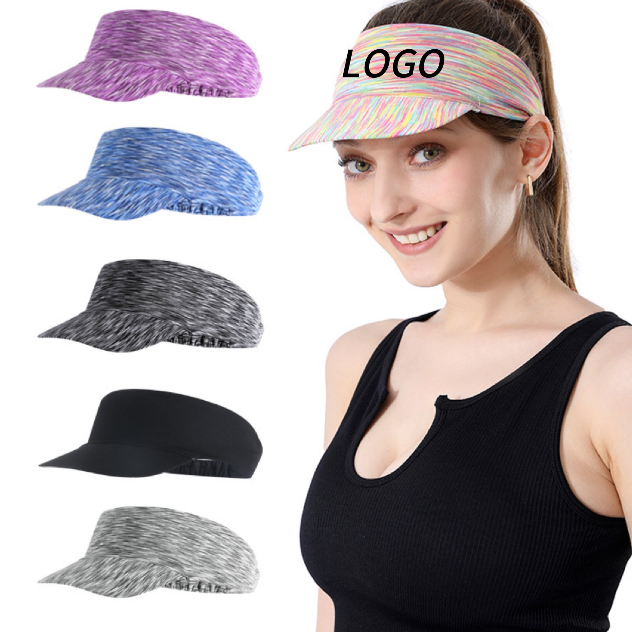 Outdoor Running Sports Sun Protection Breathable Visor Hat