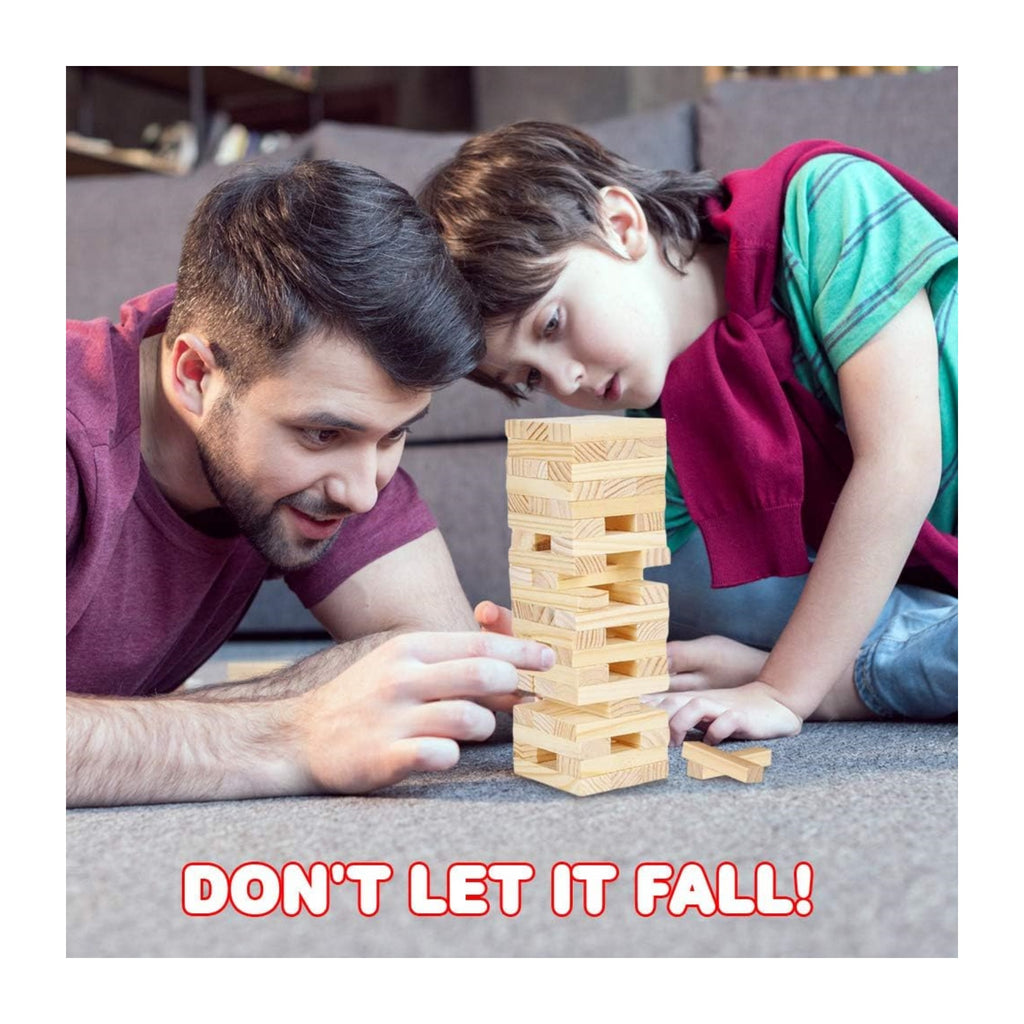 Wood Tumble Tower Game Blocks Set