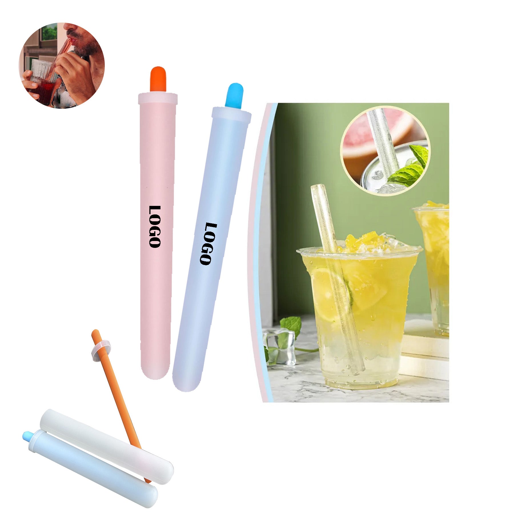 Silicone Ice Straw Mold