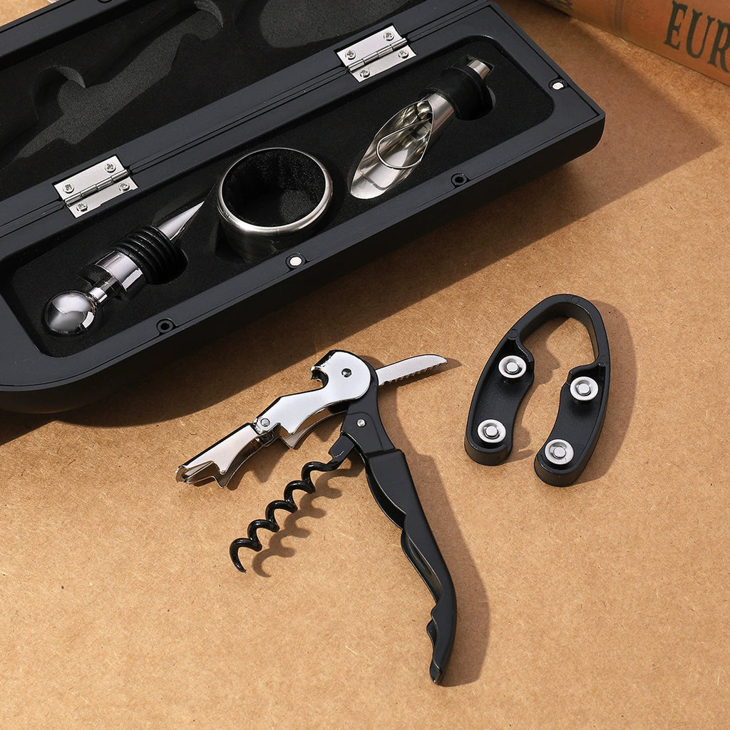5-Piece Wine Set Corkscrew Stopper