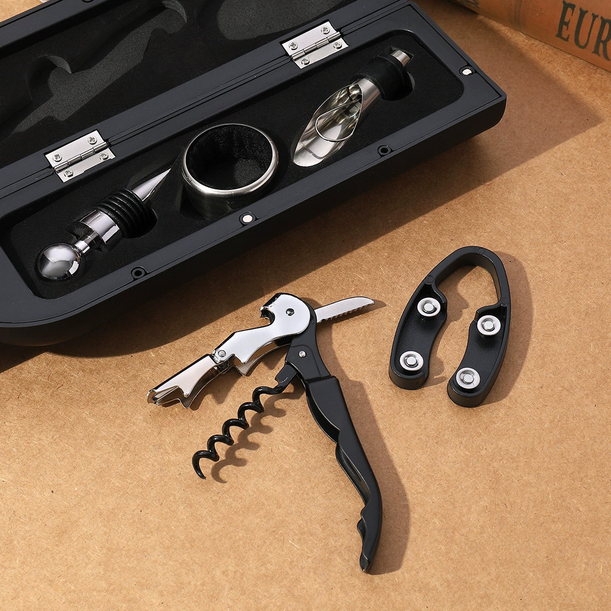 5-Piece Wine Set Corkscrew Stopper