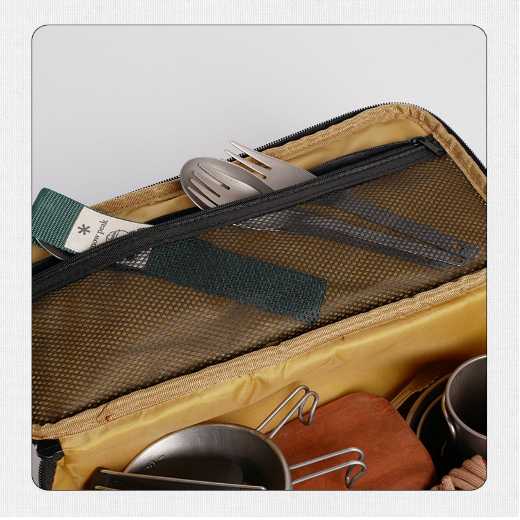 Outdoor Tableware And Cup Storage Bag