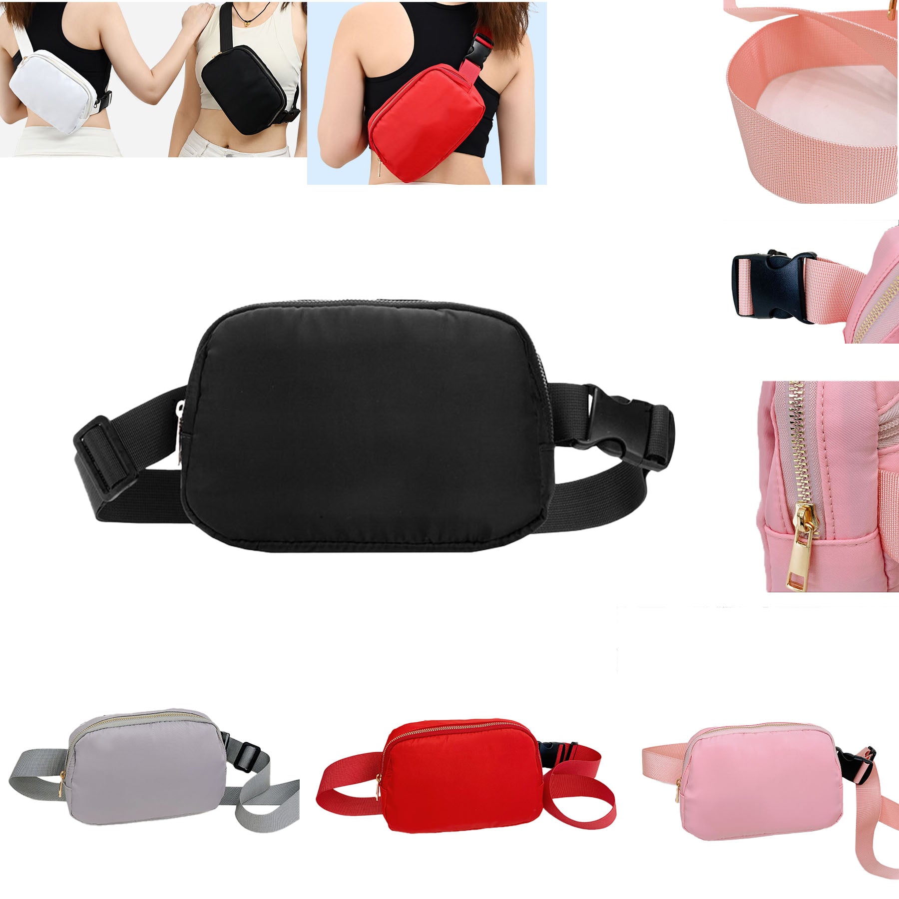Multi-functional Sports Cross body Bag / Waist Pack for Gym