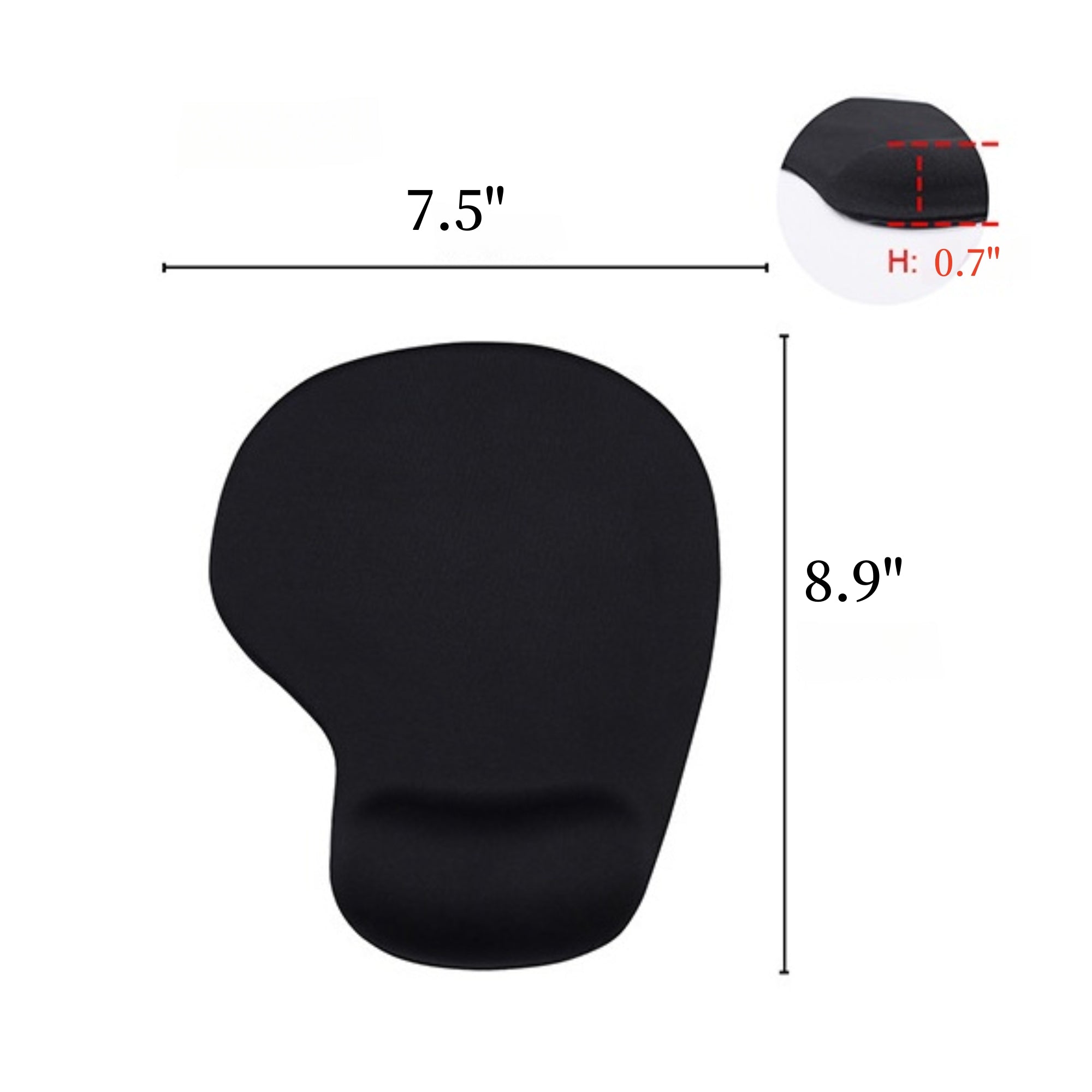 Silicone Wrist Rest Mouse Pad