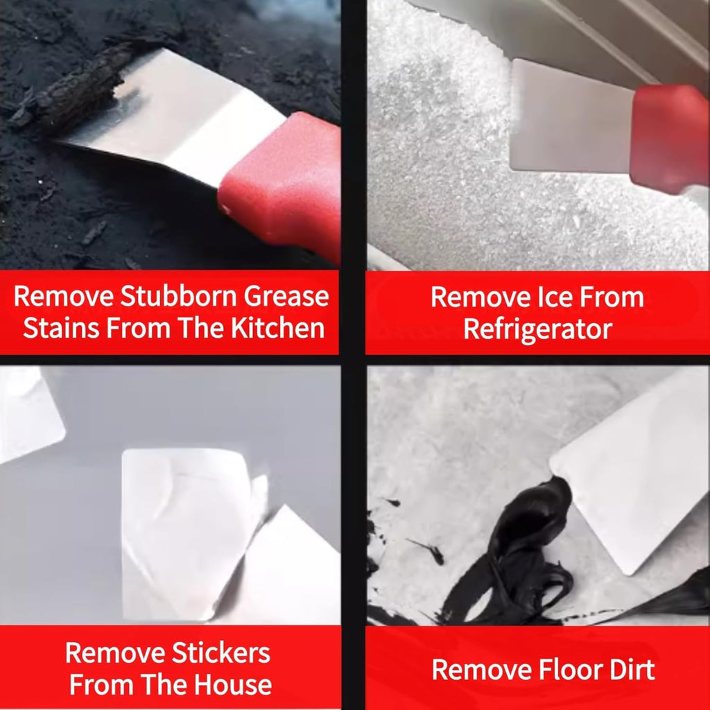 2Pcs Stainless Steel Kitchen Scraper