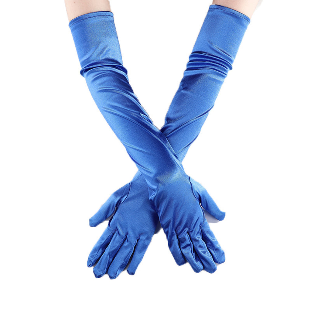 Bridal Dance Long Satin Elbow-Length Gloves