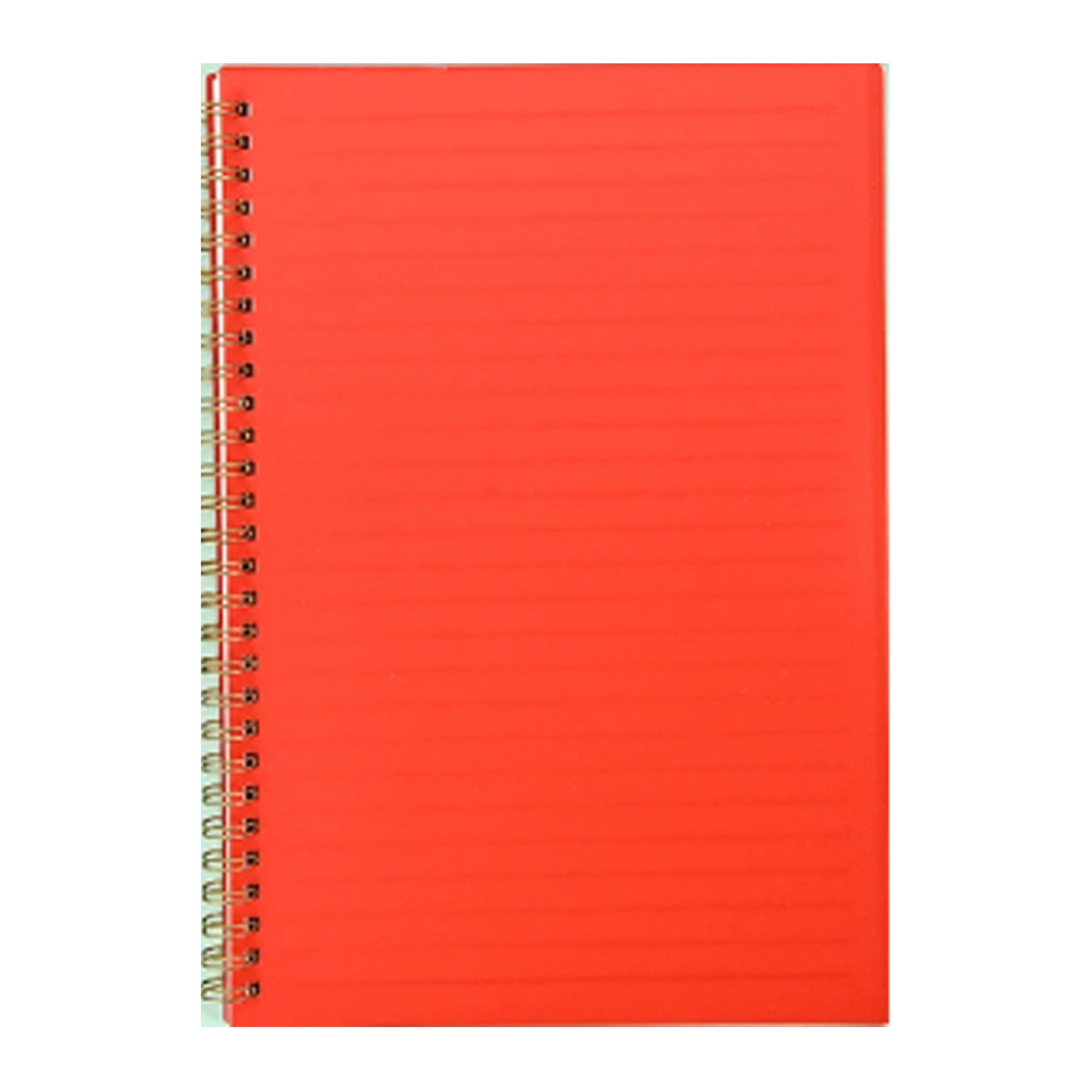 A5 Plastic Cover Notebook with Spiral Binding