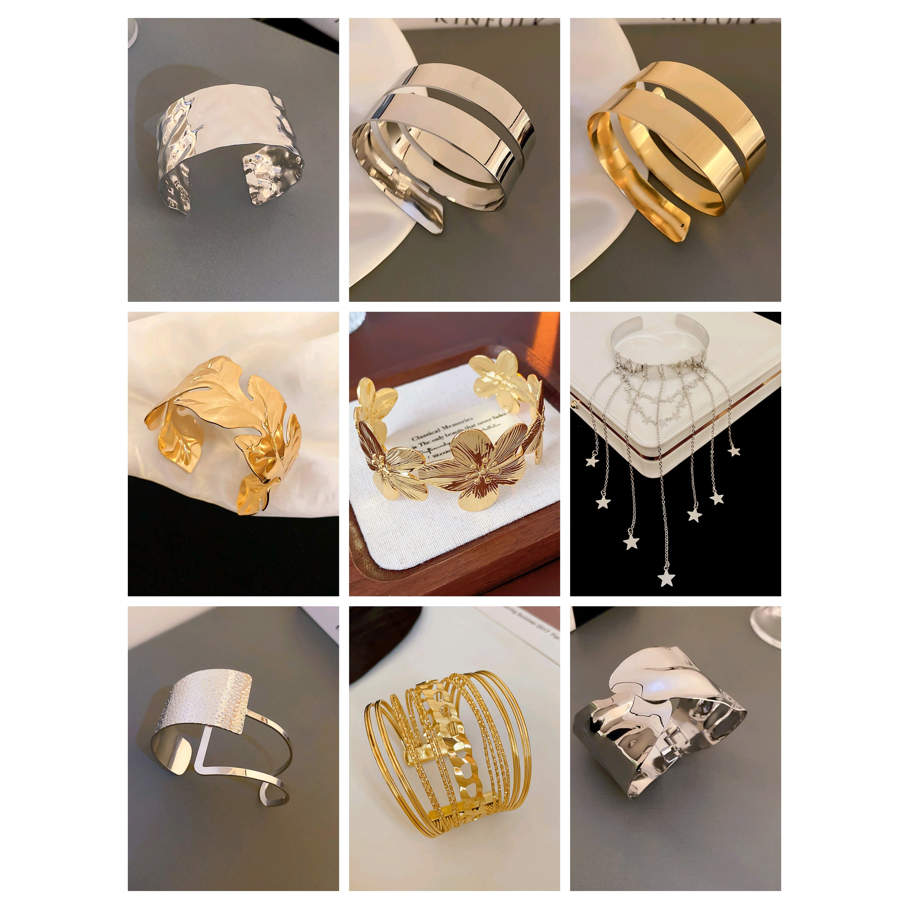 Adjustable Open Cuff Bracelet