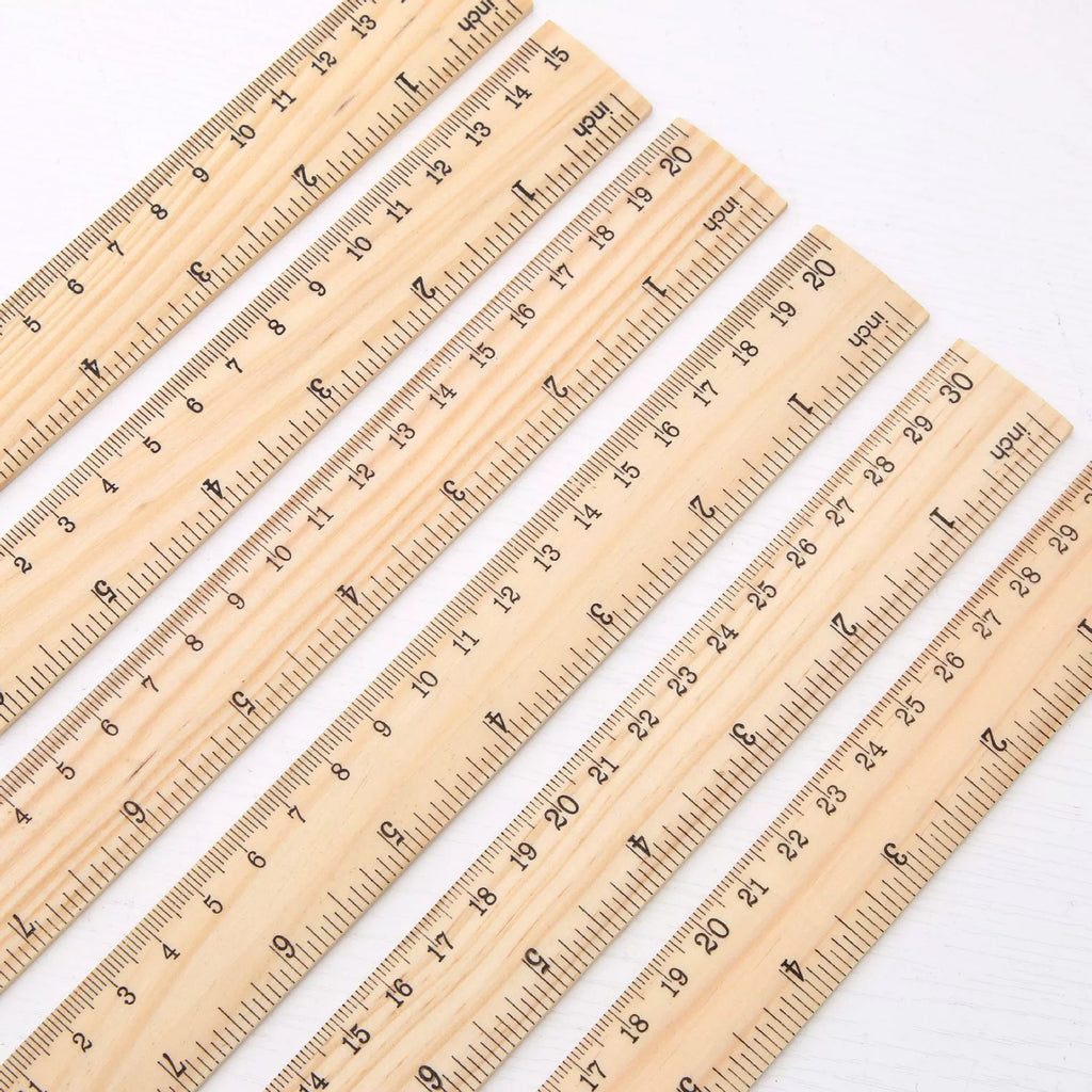 Wooden Scale Ruler