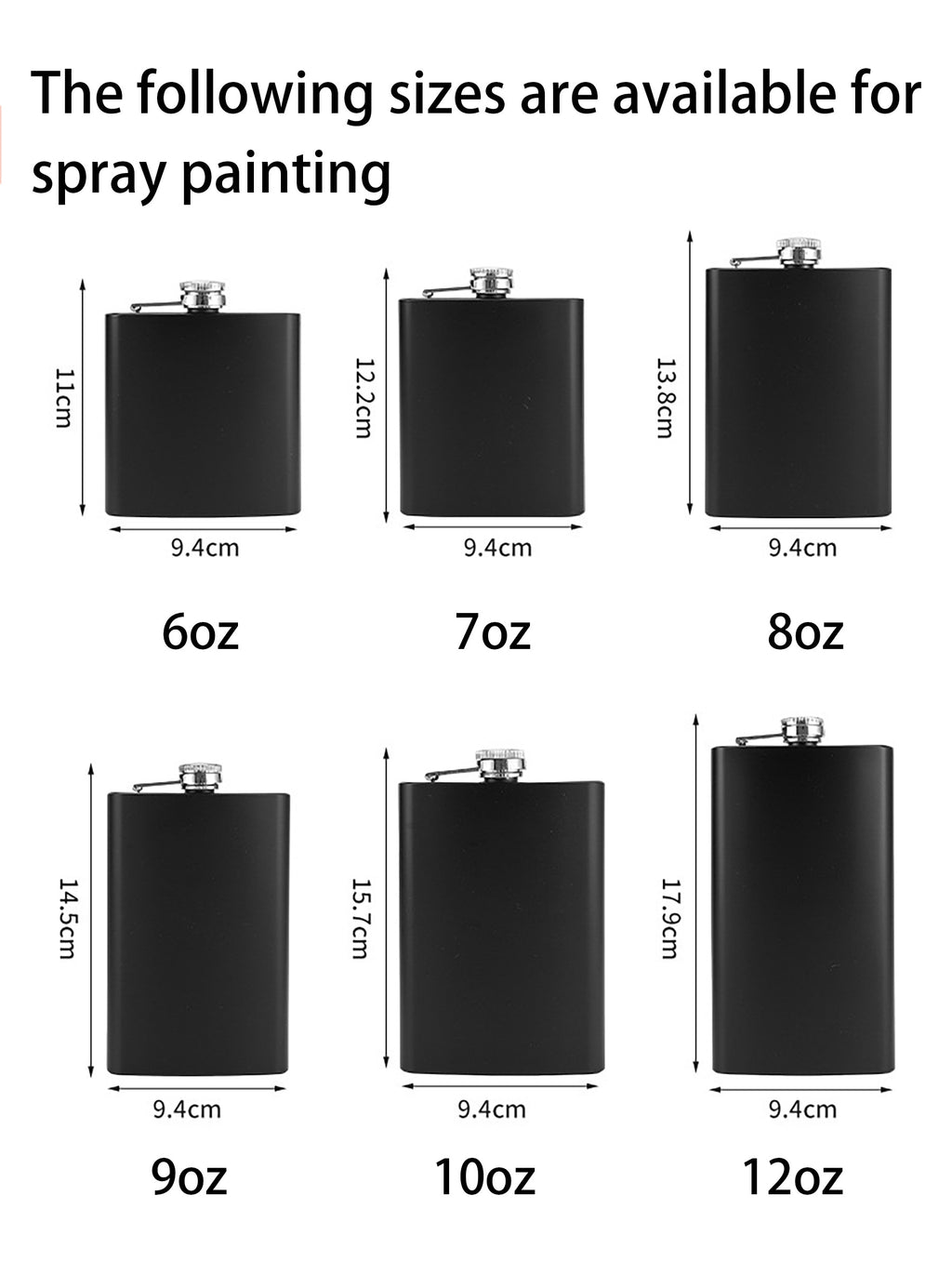 8oz 304 Stainless Steel Portable Flask
