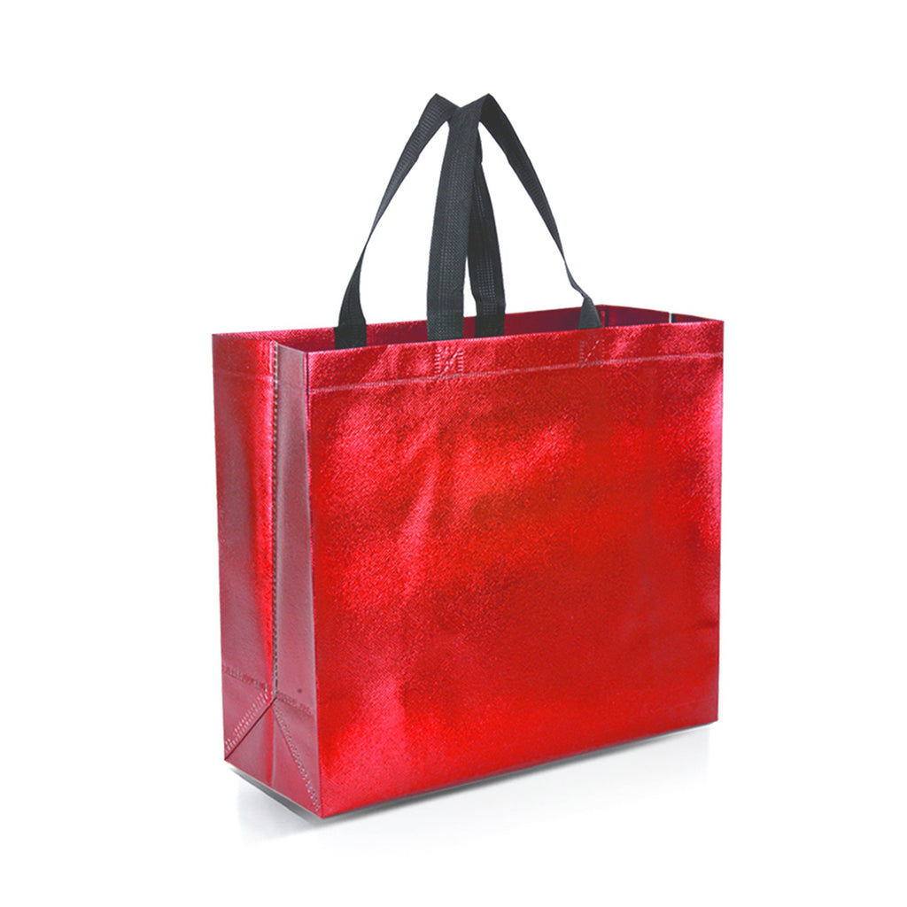 Luxury Shiny Metallic Laminated Non-Woven Gift Tote