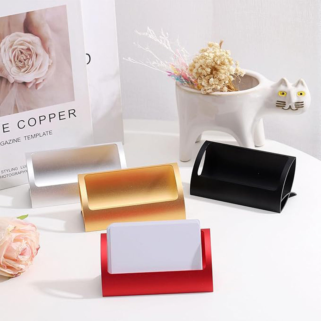 Q-Type Aluminum Business Card Holder