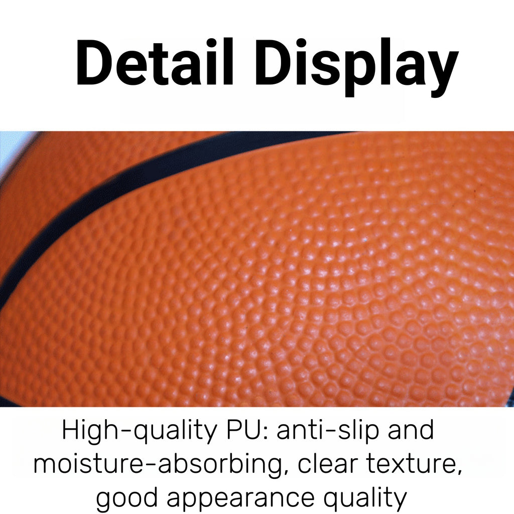 Size 7 Wear-Resistant Rubber Basketball