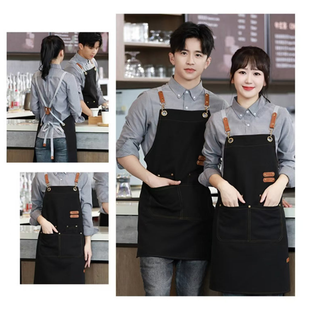 Waterproof and Oil-Resistant Canvas Apron