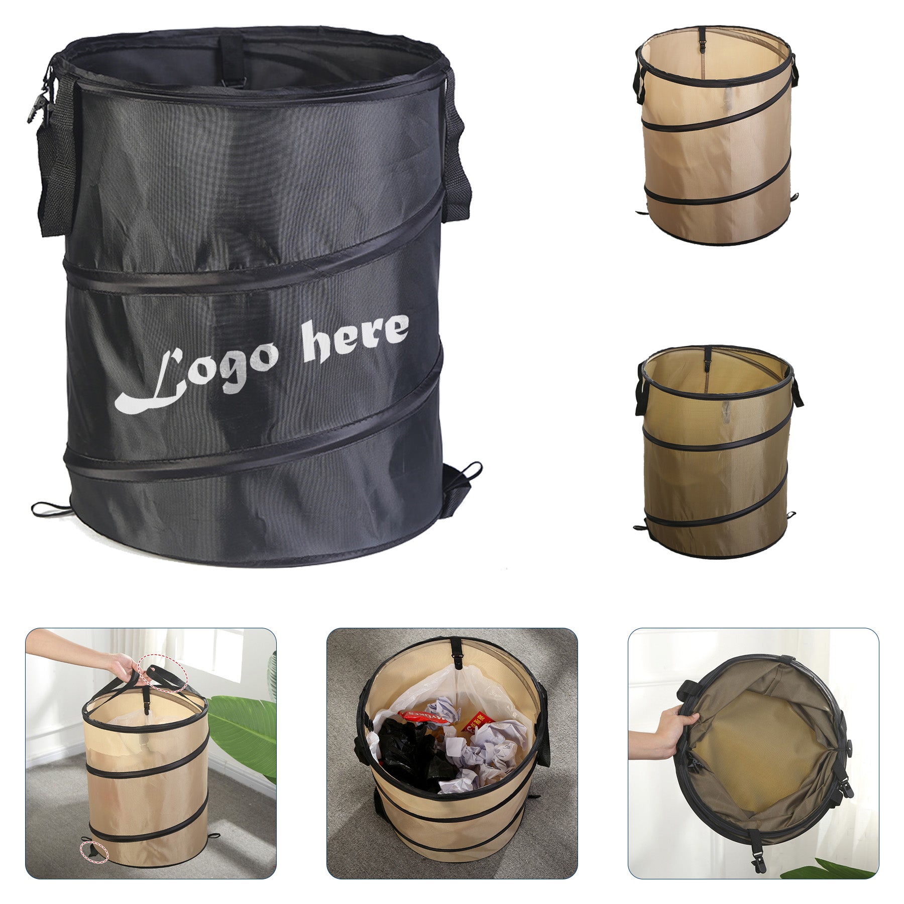 Collapsible Gardening Trash Bins