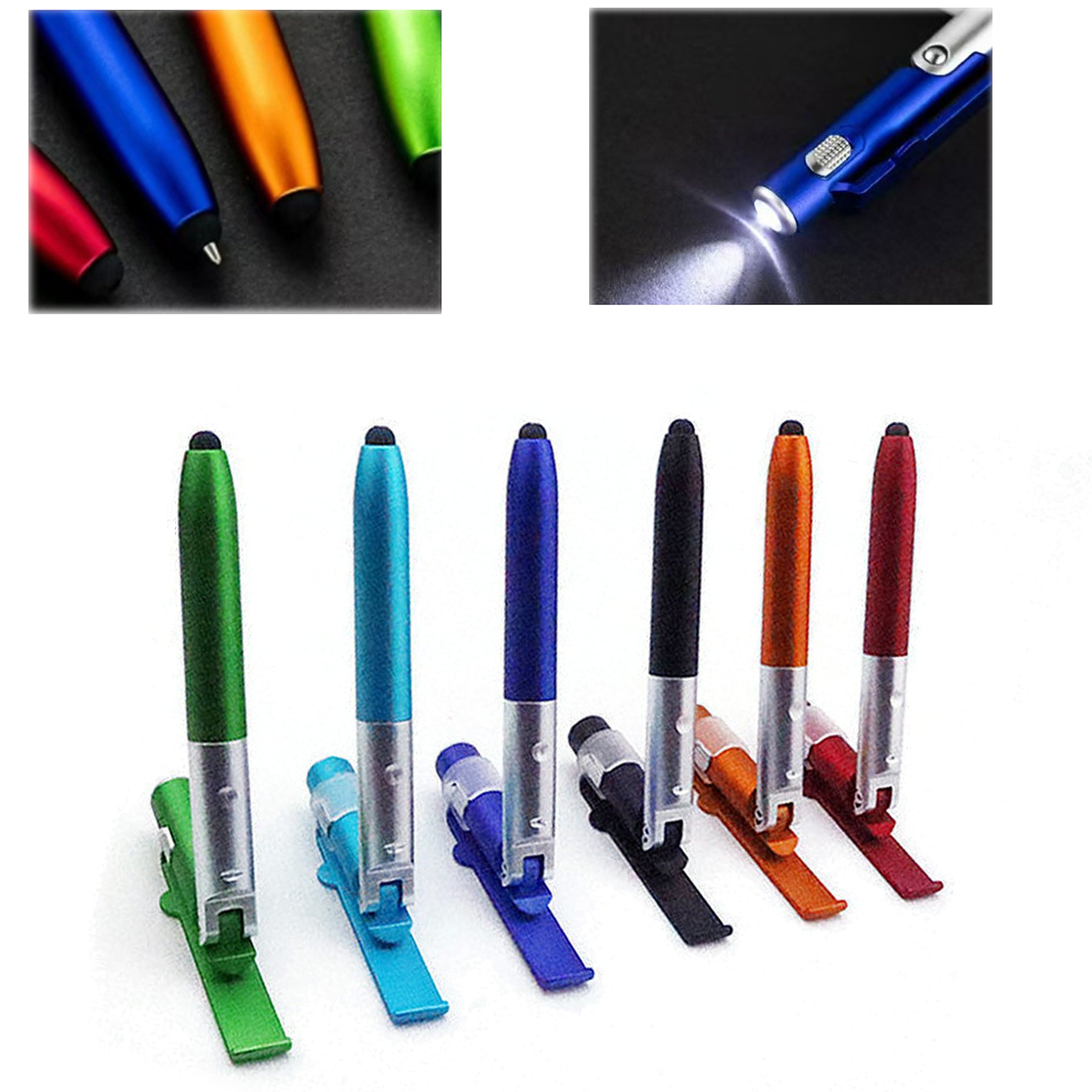 Multi - Functional Phone Holder LED Light Pen