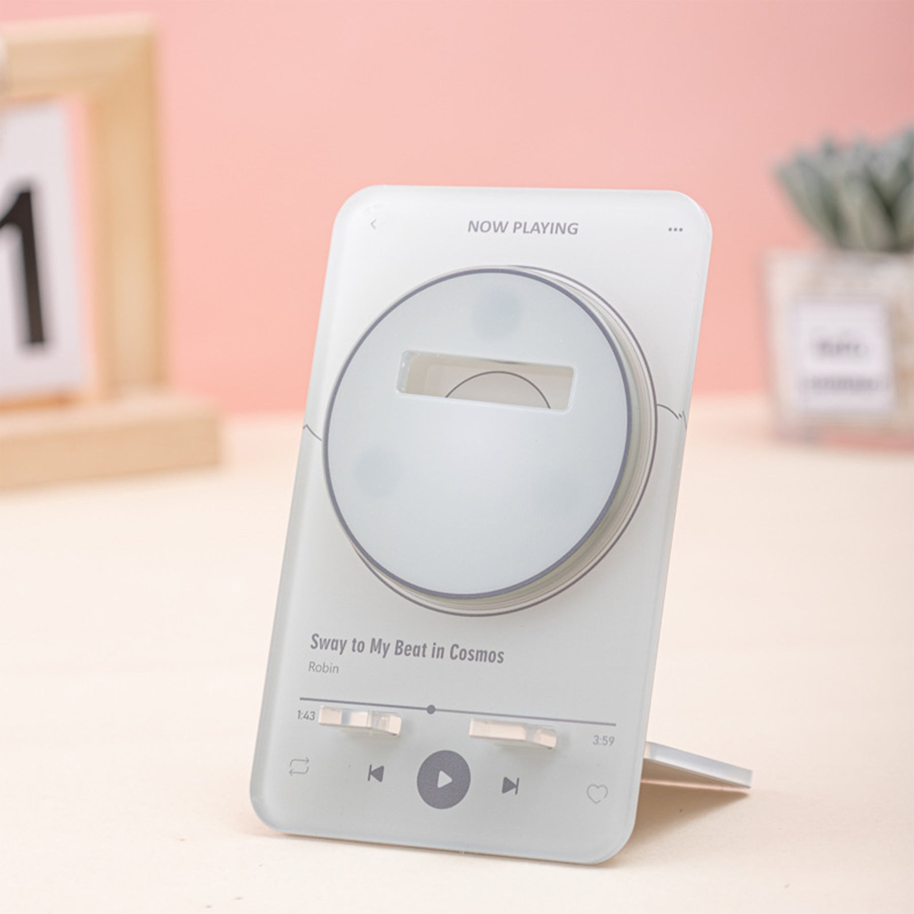 Acrylic Rotating Badge Holder