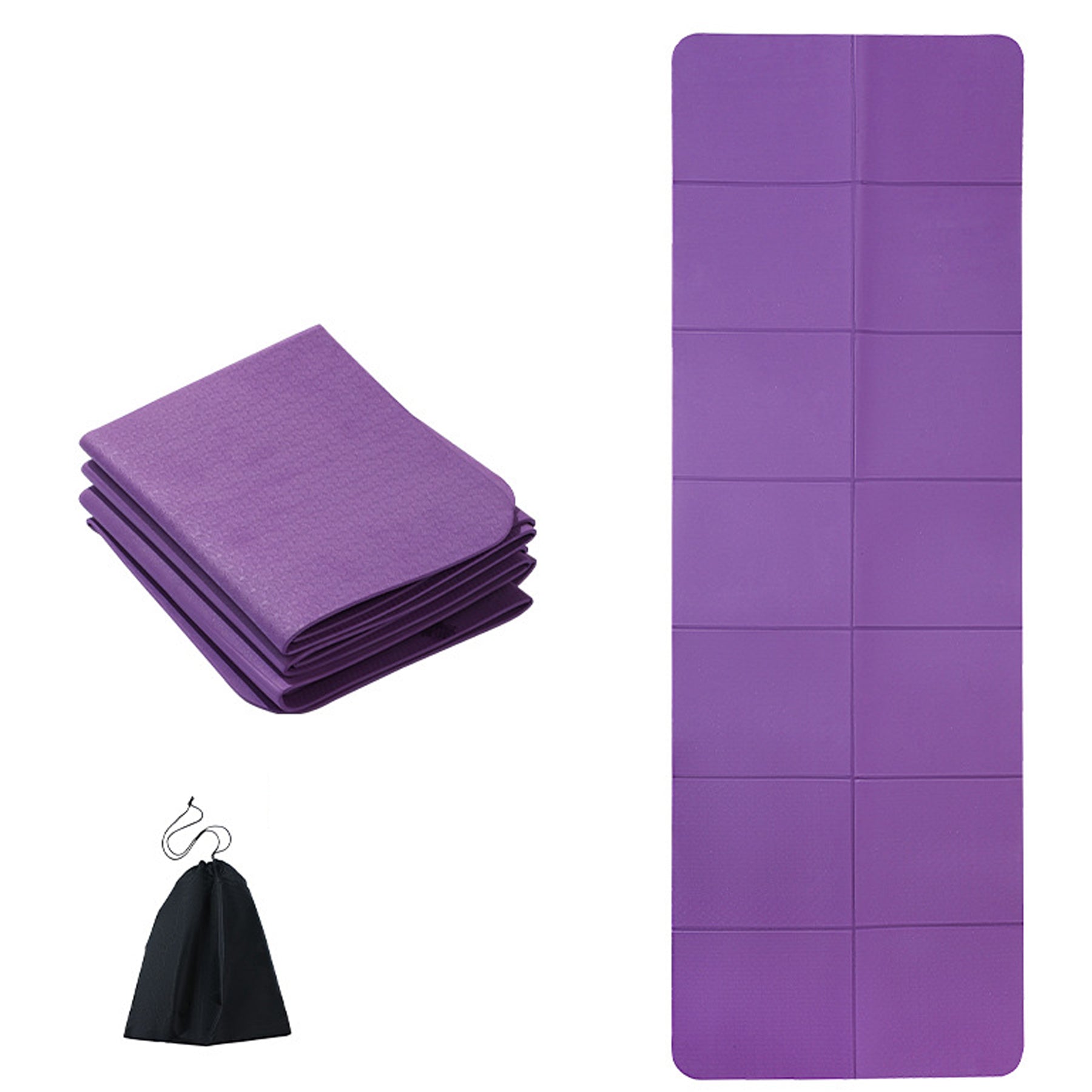 Thickened Nap Folding Yoga Mat