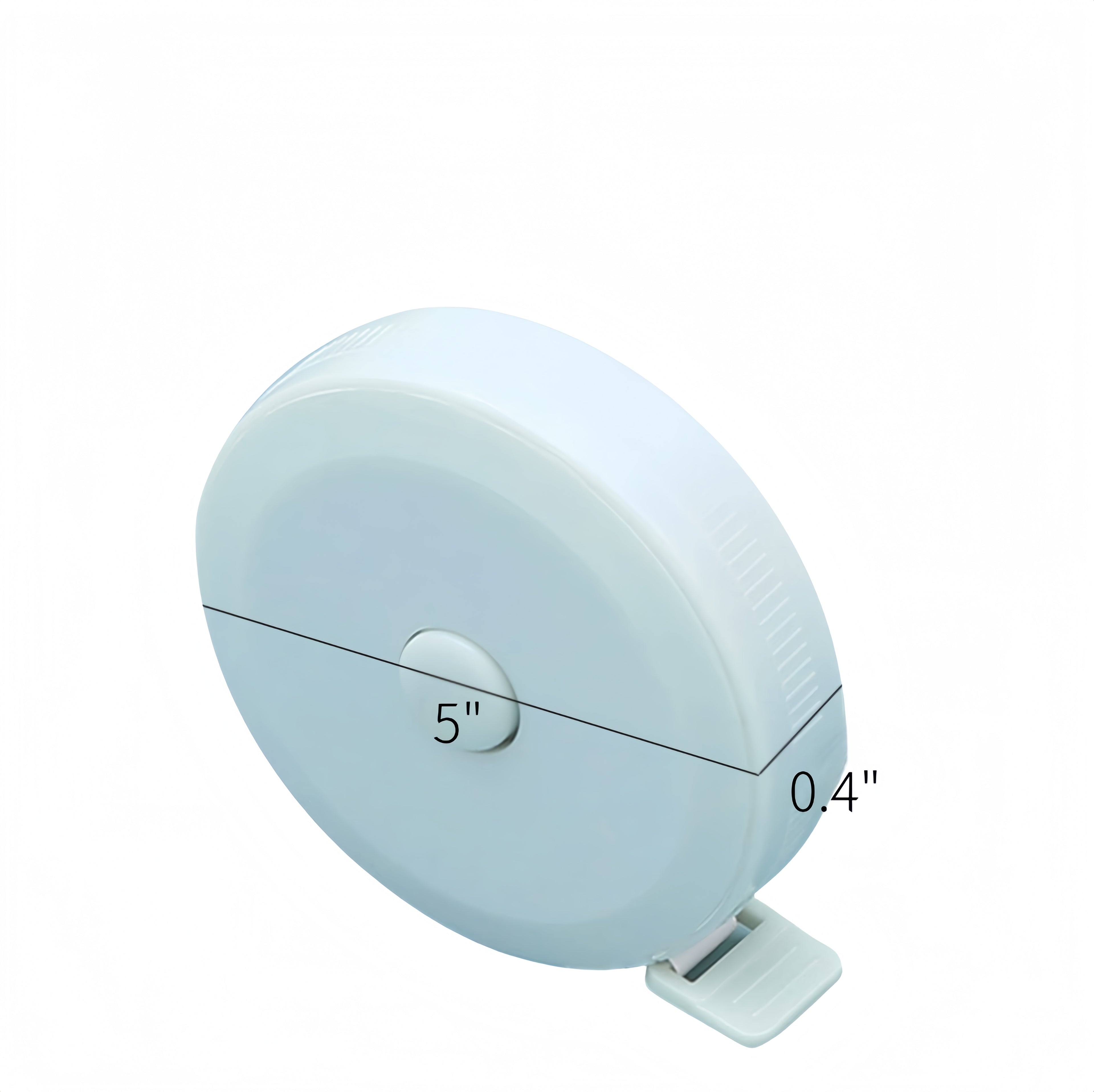 3-Pack Plastic Mini Retractable Tapes, 1.5M (60In)