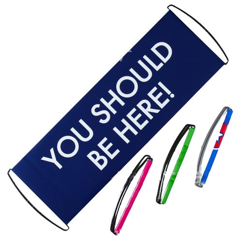 Retractable Handheld Scrolling Banner