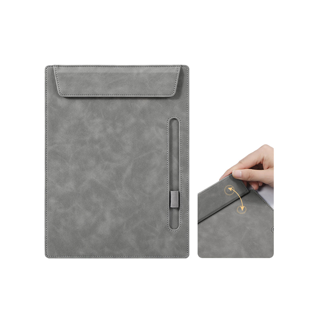 Leather A4 Conference Padfolio With Pen Holde
