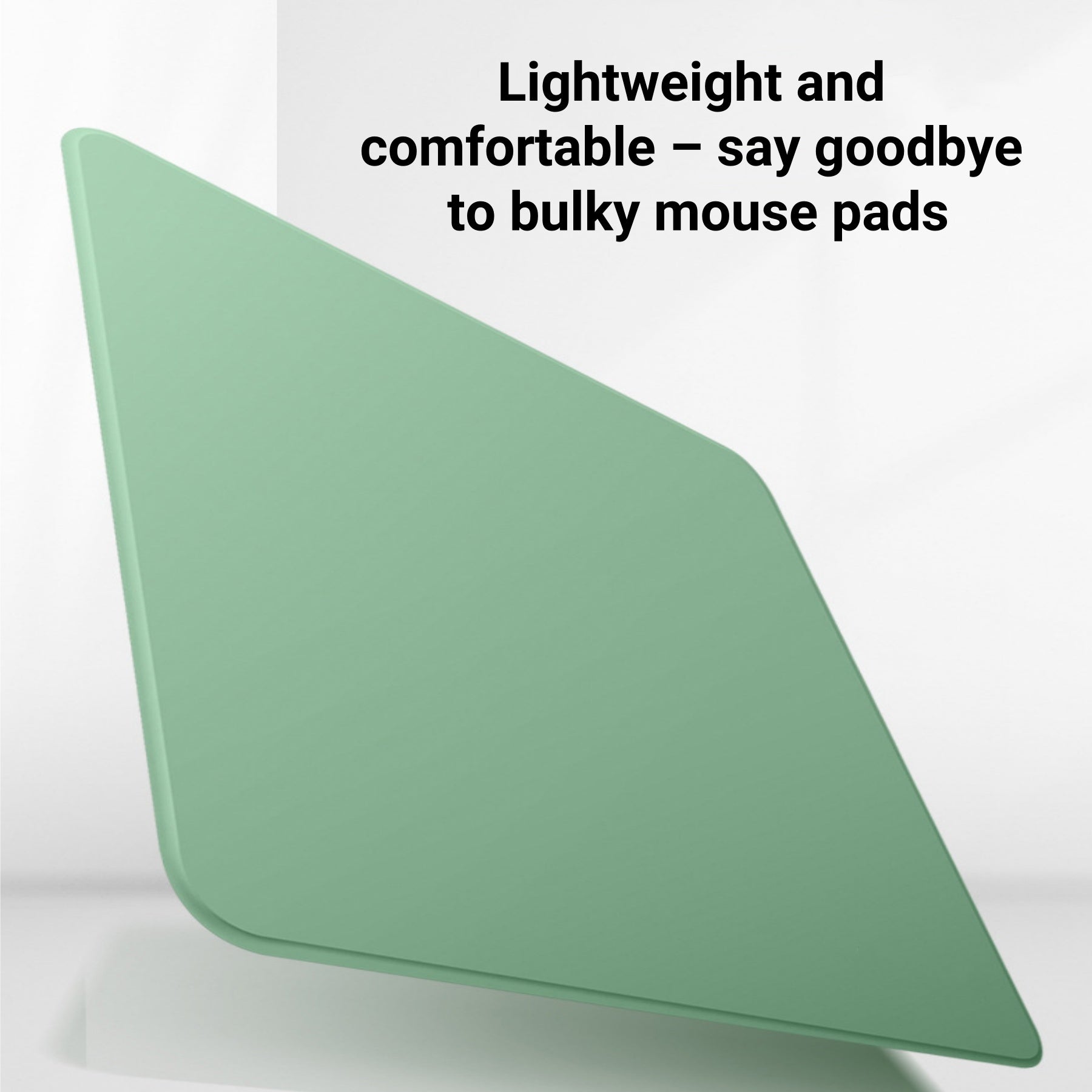 Liquid-textured Faux Leather Mouse Pad