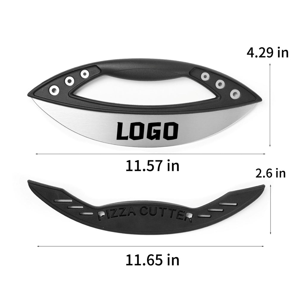 Stainless Steel Semi-circular Pizza Knife