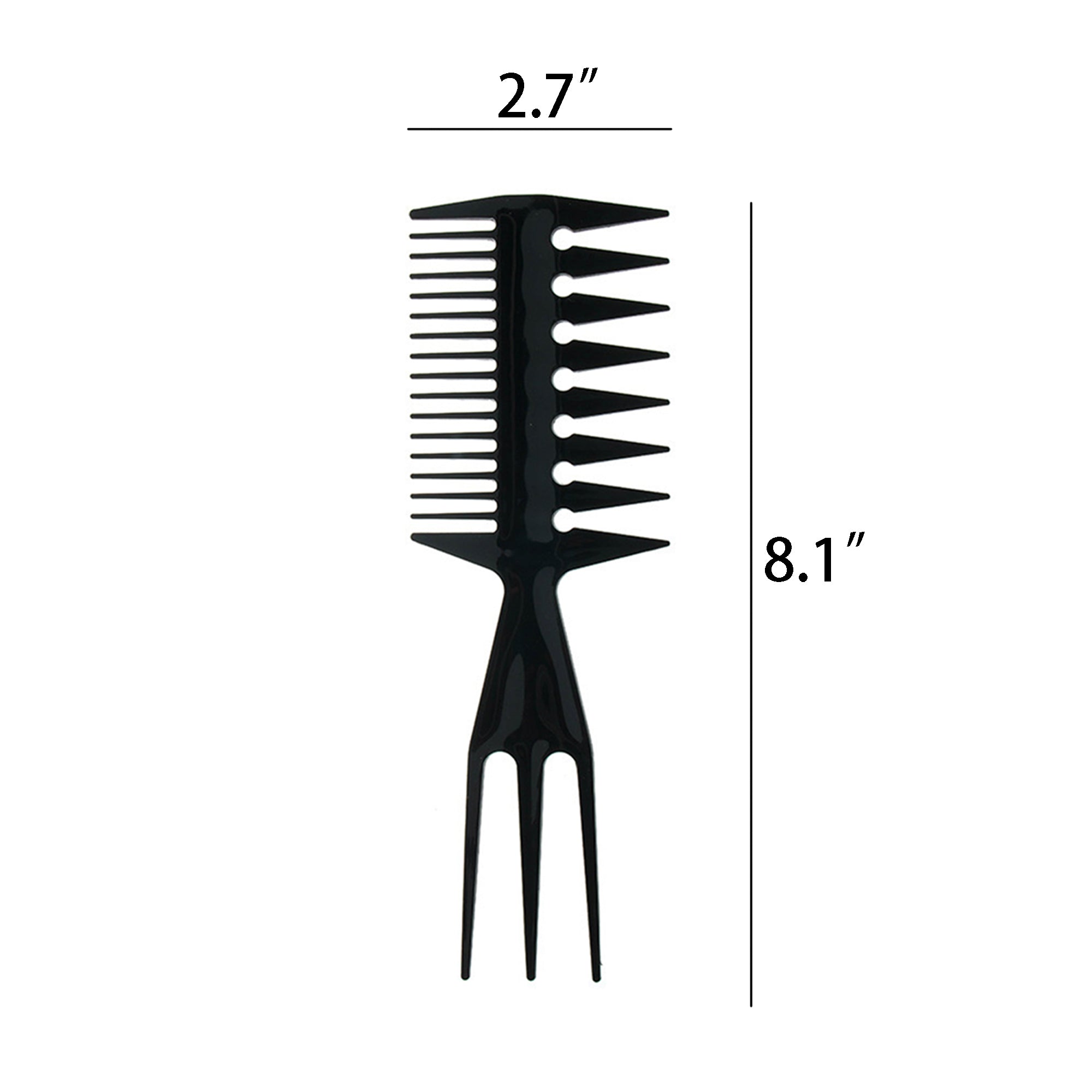 Double Side Tail Comb with Pointed Styling Comb