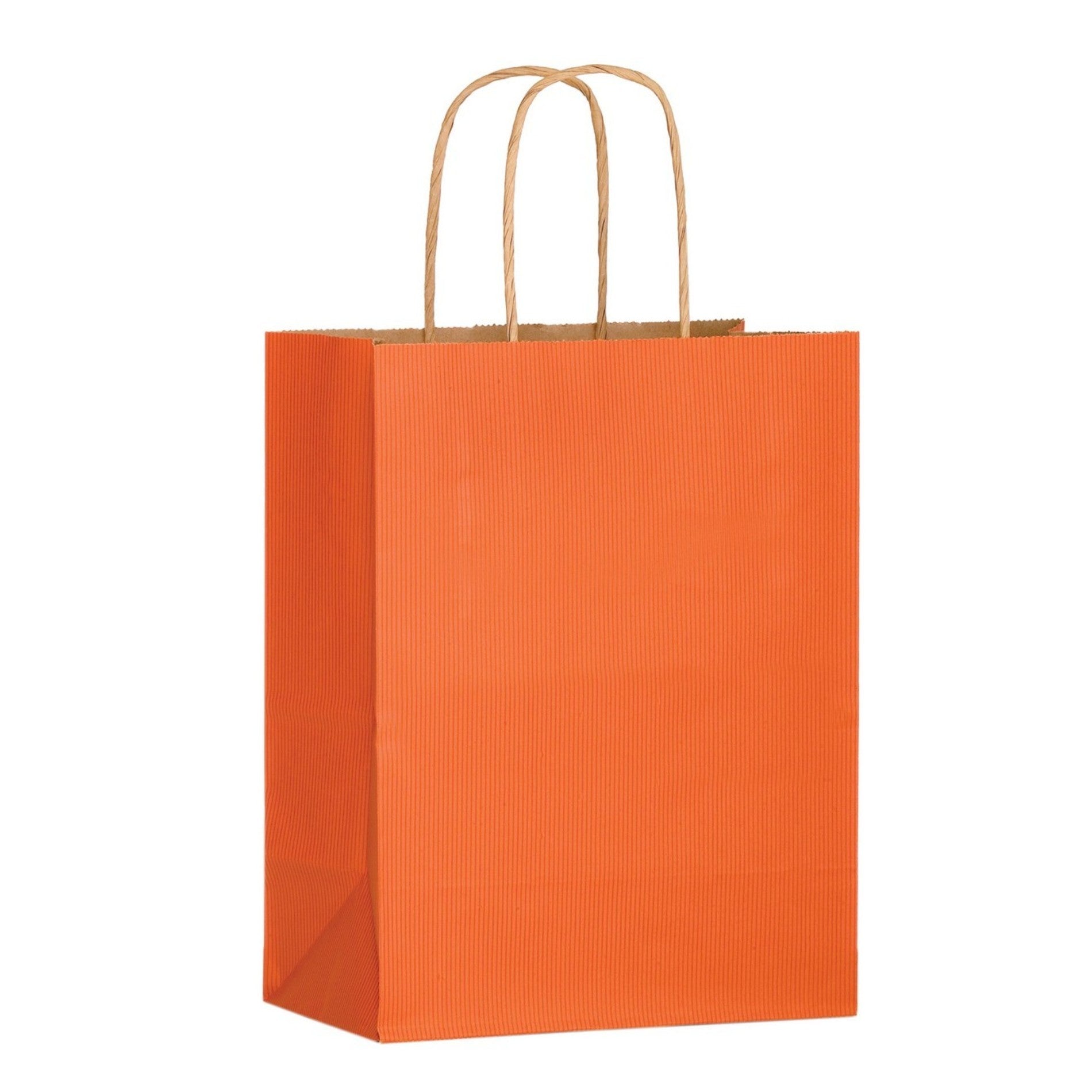 Matte Color Paper Shopper Tote Bag (10"x5"x13")
