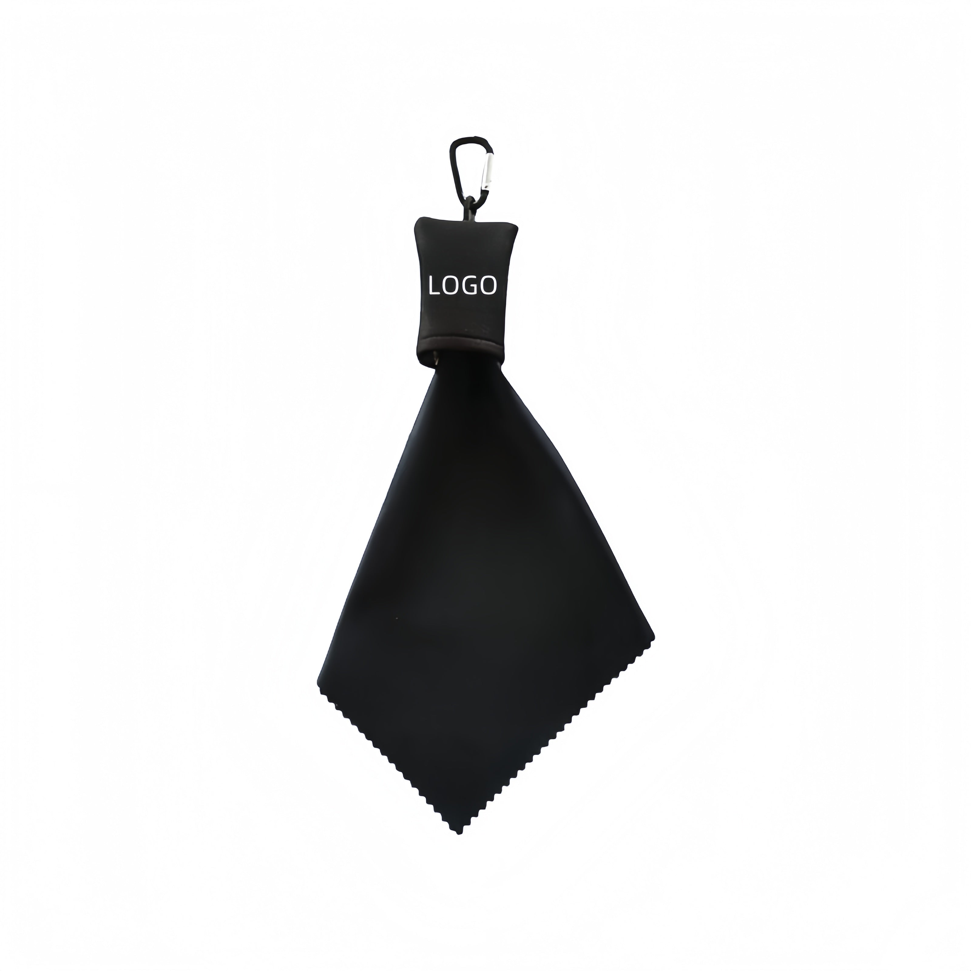 Portable Neoprene Eyeglass Cleaner Keychain