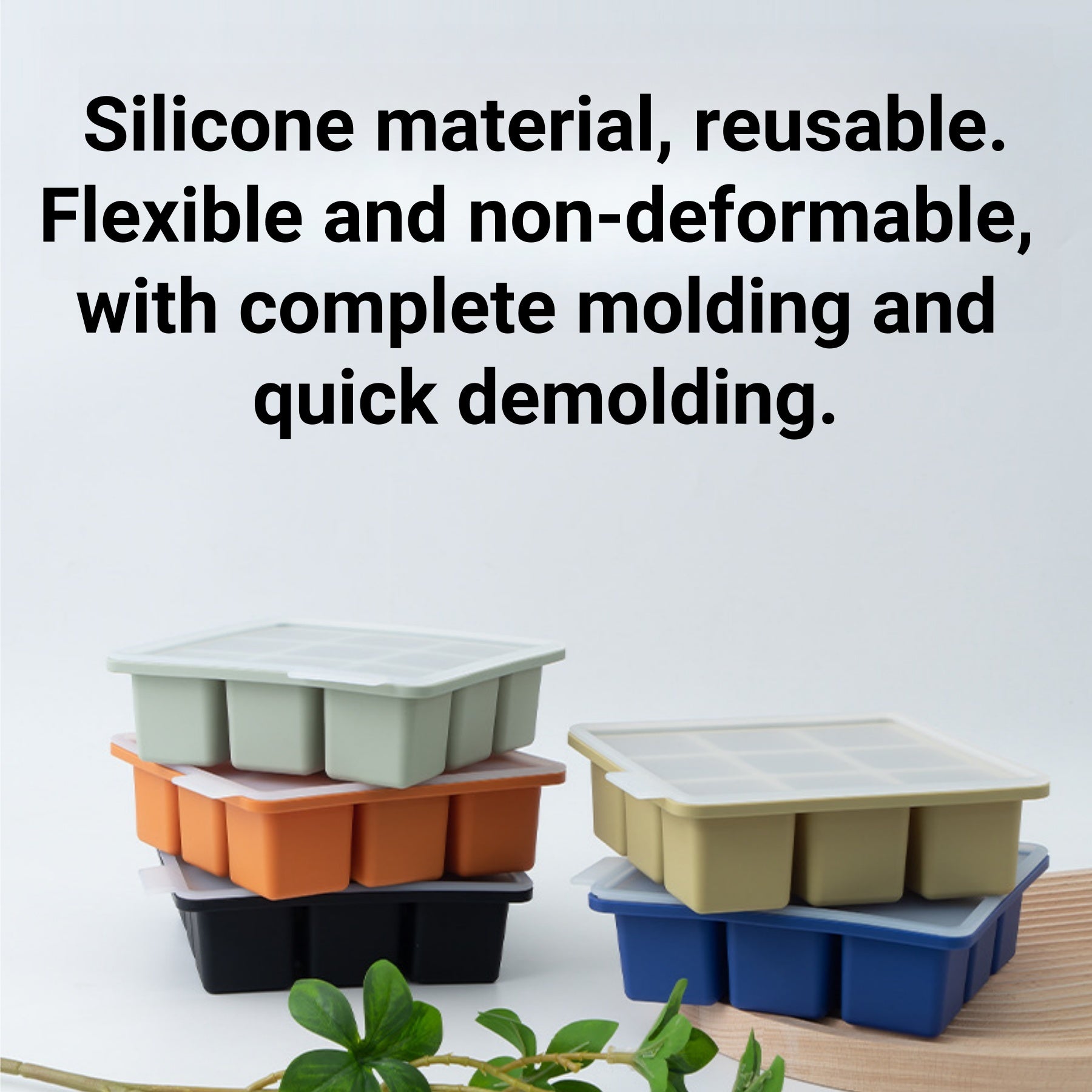 Silicone Square Ice Cube Mold