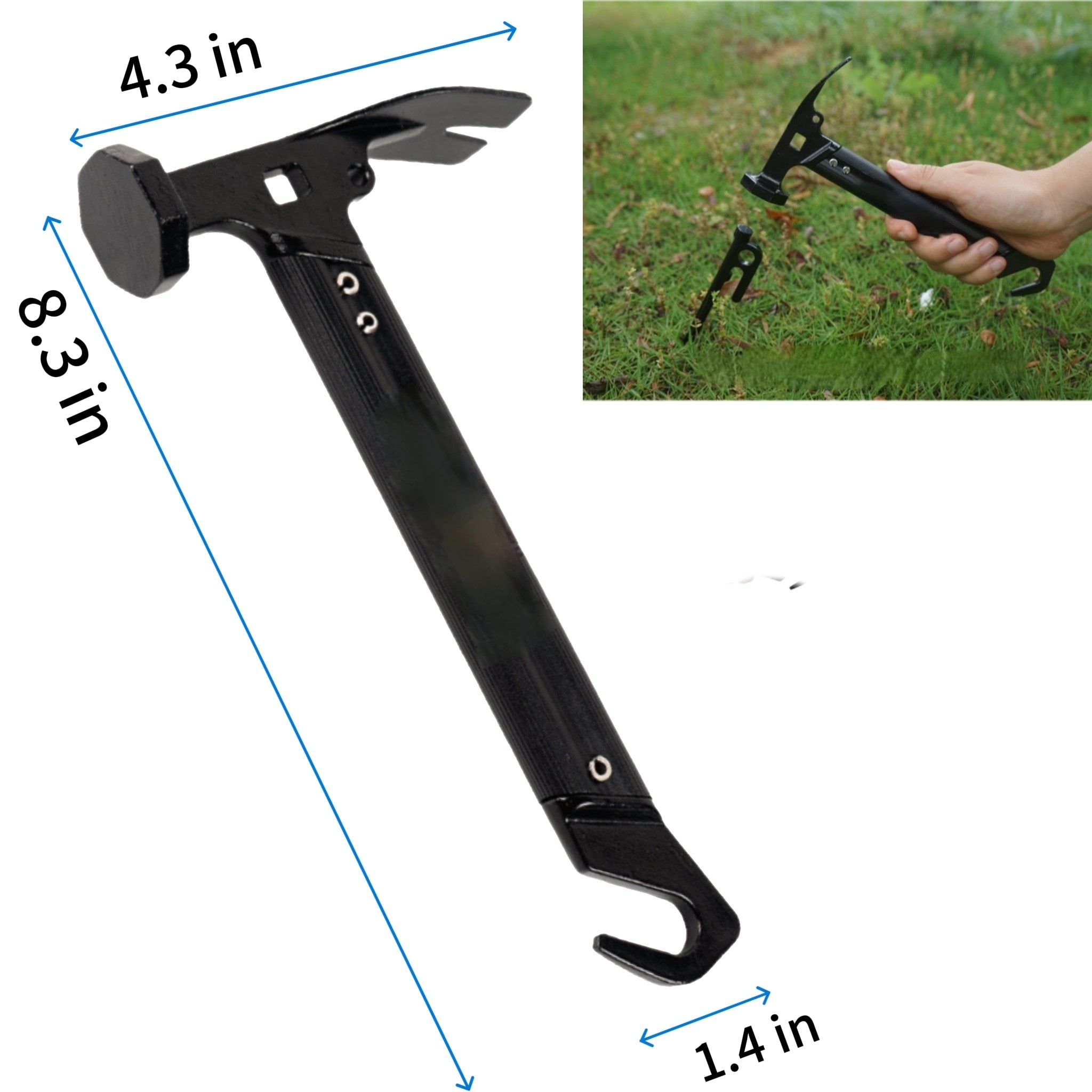 Stainless Steel Tent Stake Hammer