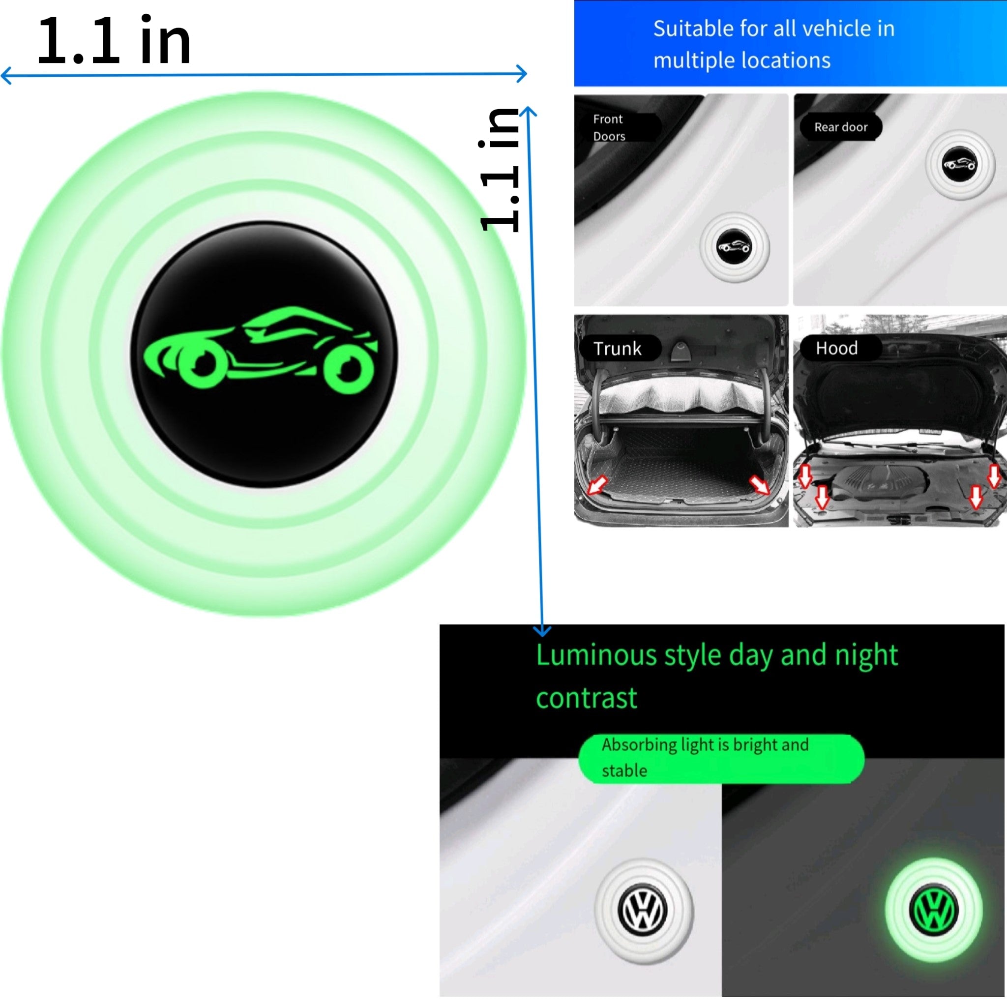 Pack-30 Car Door Shock Absorber