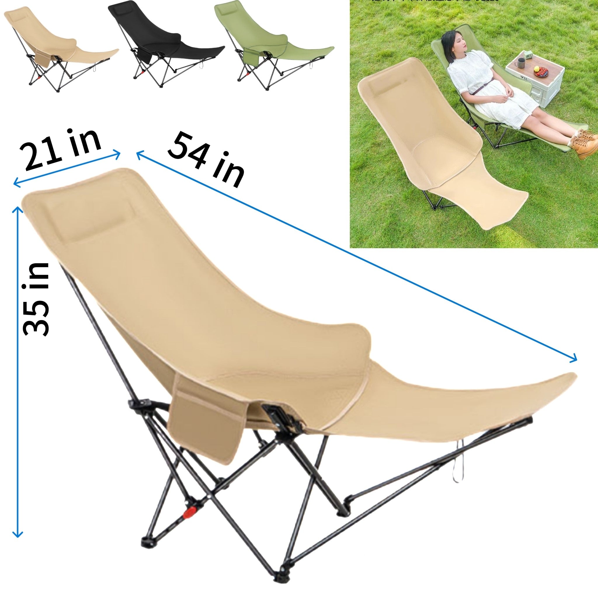 High Back Moon Chair With Footrest