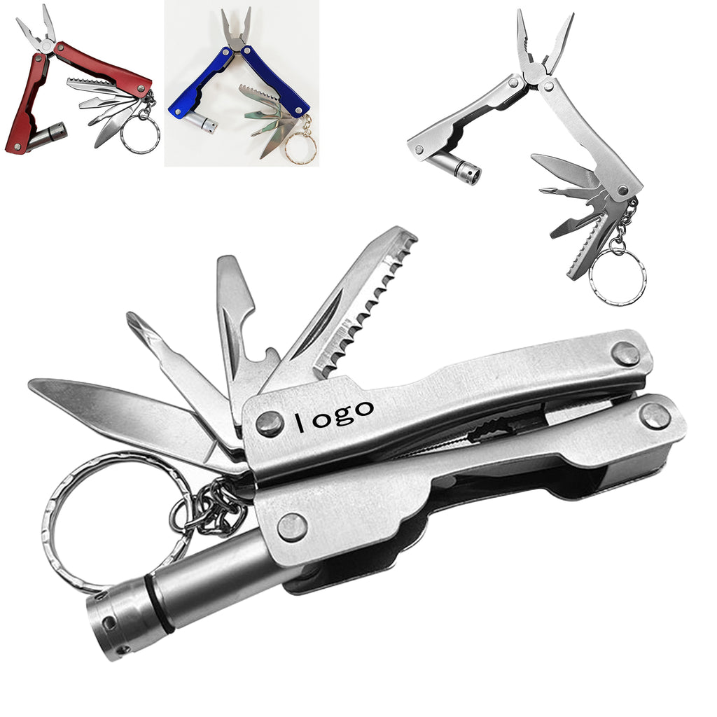Foldable Multi-Tools Pliers With Flashlight