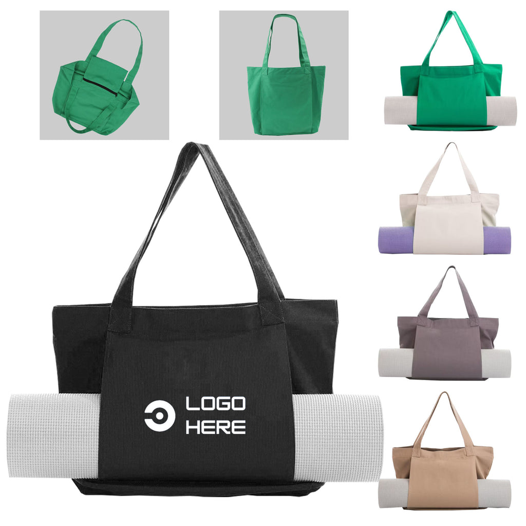 Yoga Mat Canvas Tote Bag