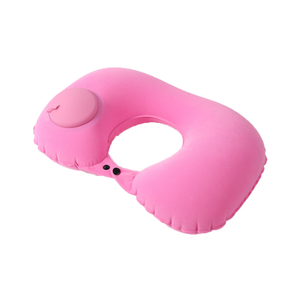 Quick Inflate /Deflate Neck Pillow For Travel