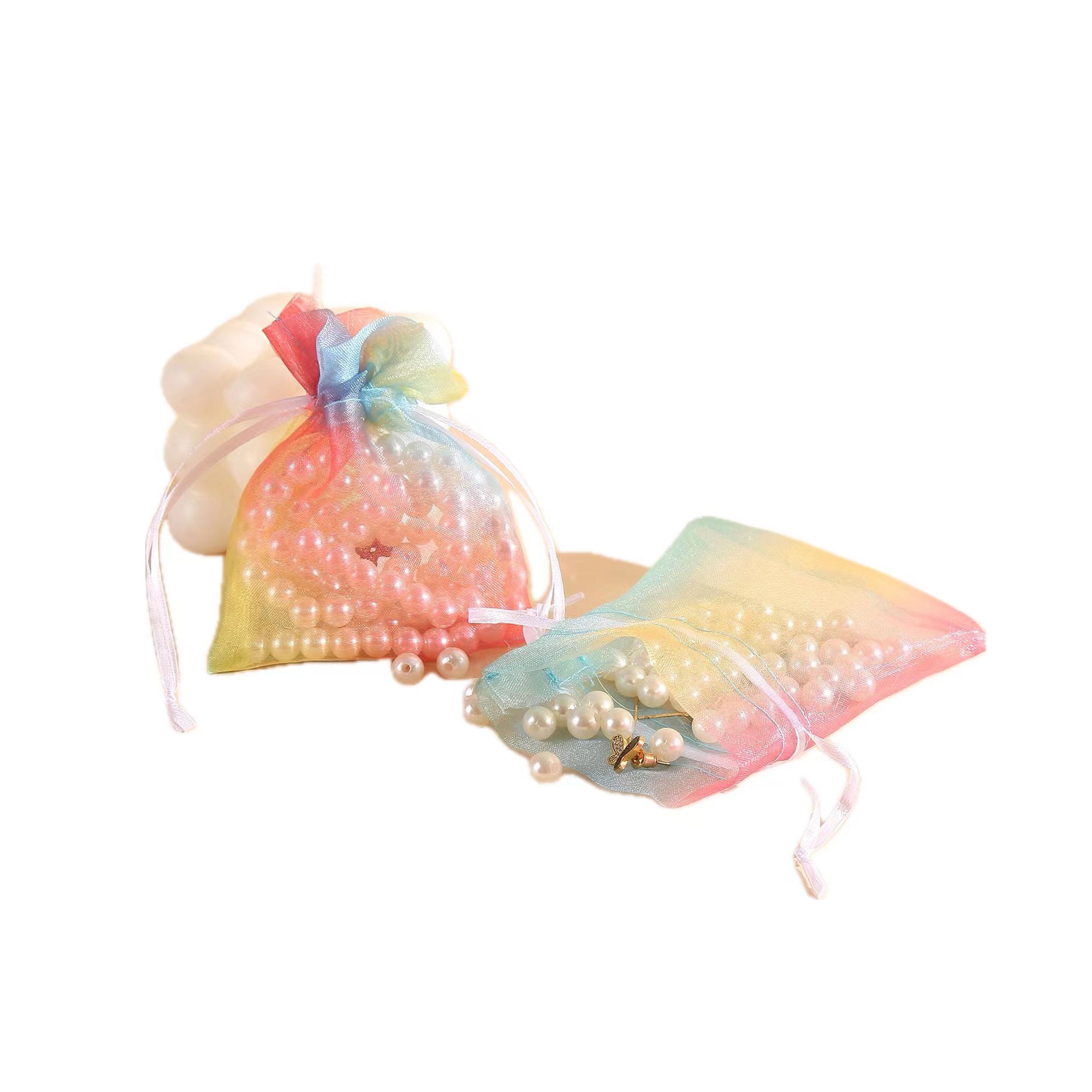 Drawstring Organza Jewelry Pouches