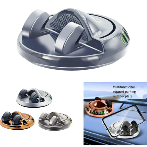 2 in 1 Glow Parking Phone Mount With Ball Joint Swivel