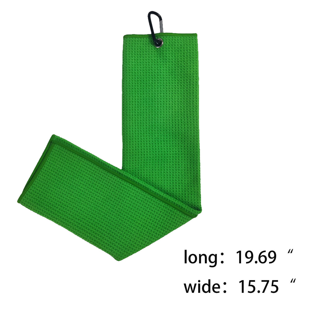 Three-Fold Waffle Golf Towel