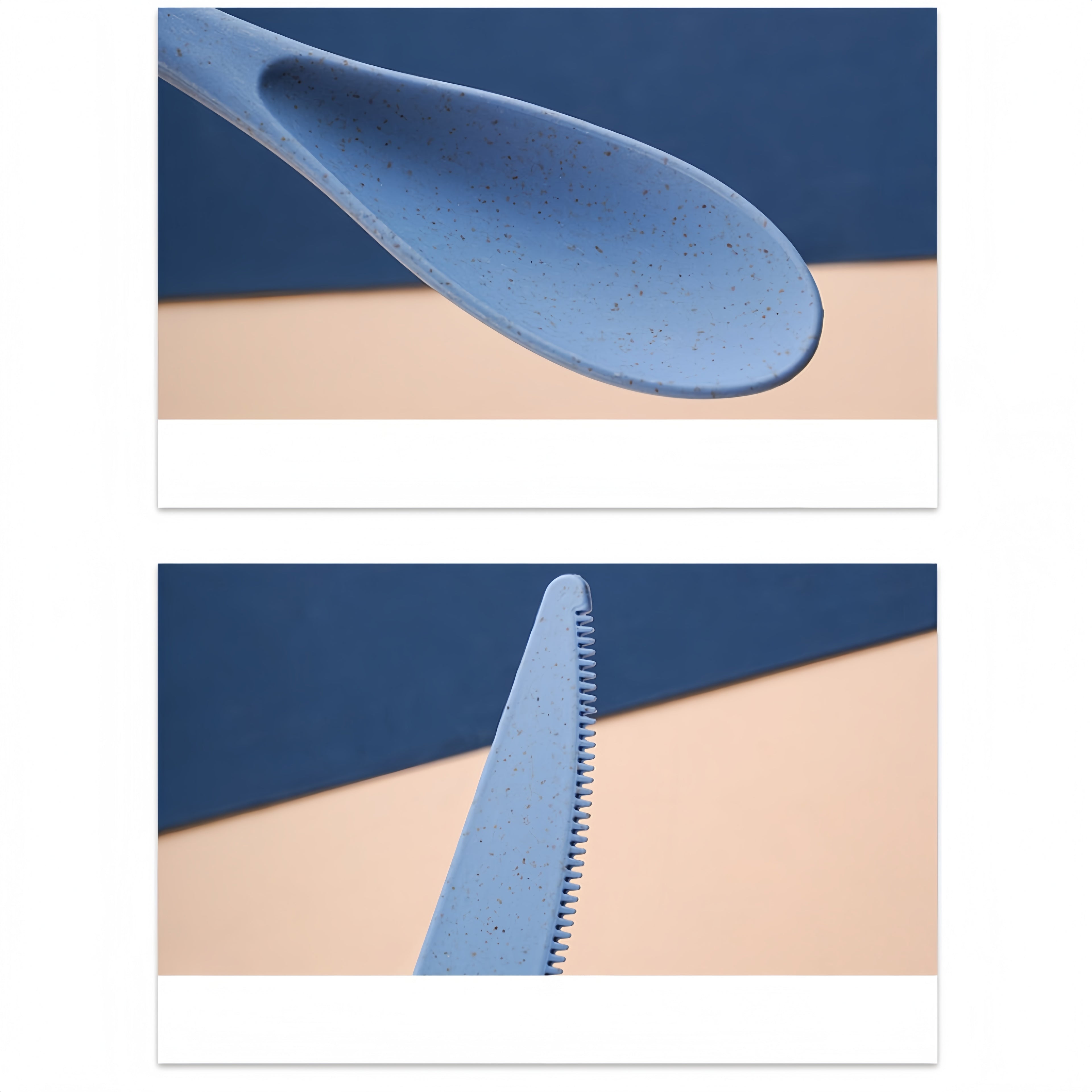 Colorful Portable Four-Piece Set Of Knife, Fork, Spoon And Their Case Made Of Pp Material