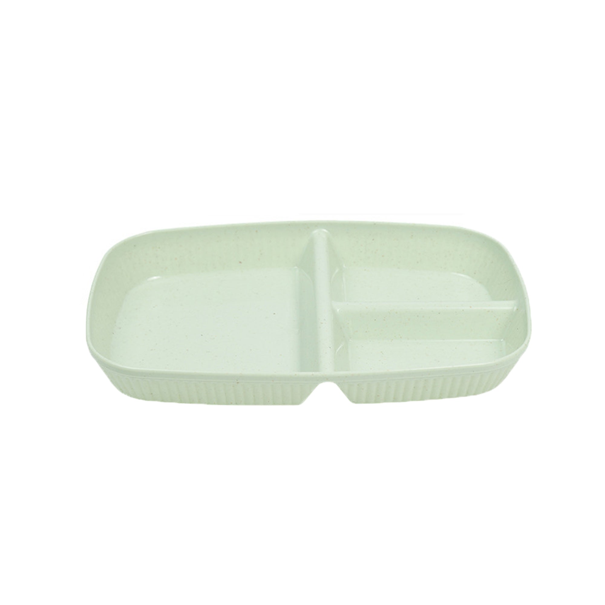 Wheat Straw 3-Section Divided Plate