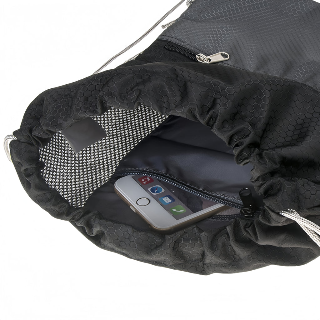 Drawstring Double Shoulder Bag